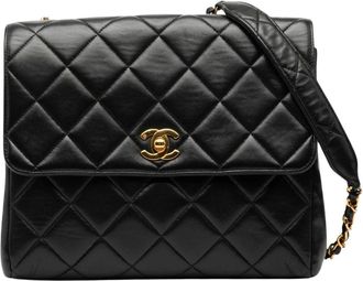 Chanel Borsa a spalla pre-owned in pelle trapuntata - - Pre-owned - Donna - Nero - ONE SIZE