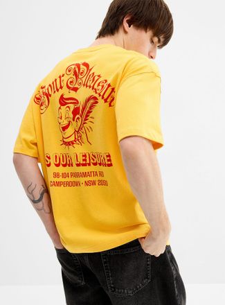 Deus Mens Ruff and Smooth graphic T-shirt