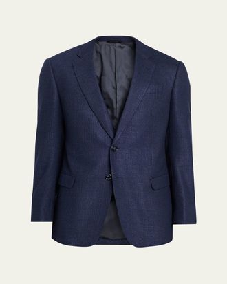 Giorgio Armani Mens Soft Textured Single-Breasted Sport Coat