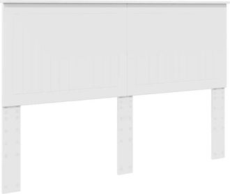 vidaXL Headboard with Headboard White 150 cm Engineered wood vidaXL