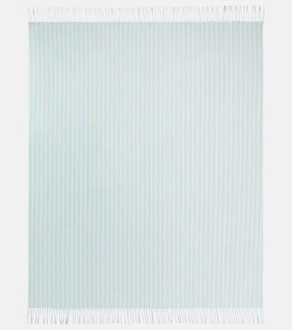 Loro Piana Pinstriped cashmere throw