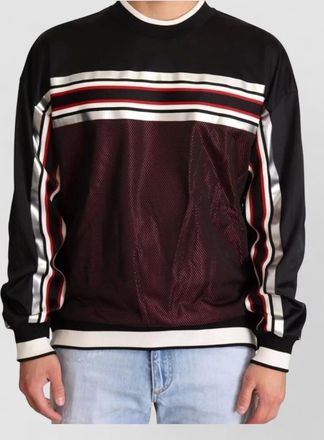 Dolce & Gabbana striped crewneck sweater