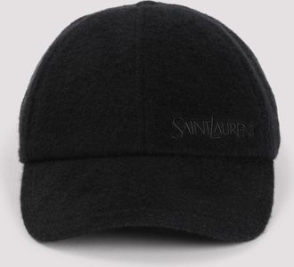 Saint Laurent Vintage Logo Embroidered Baseball Cap