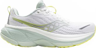 Saucony Womens Hurricane 25 Shoes In White/mist
