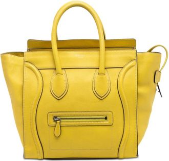 Celine Pre-owned Celine Mini Grained Calfskin Luggage Tote Ladies TKTM3ZTX47H0BF9F