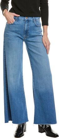 Mother Mother The Roller Fray High-Rise Work Hard Play Hard Wide Leg Jean