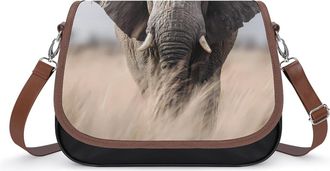 Generic Elephant Womens Crossbody Bag Fashion Shoulder Handbags Message Tote Bag with Adjustable Strap