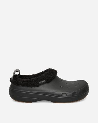 Crocs Classic Lined Shorty Clogs Black