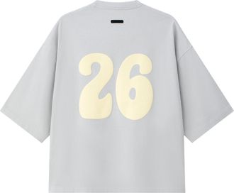 Fear of God Heavy Jersey Merch T-Shirt Boxy Fit Washed Overcast RW00274-0149