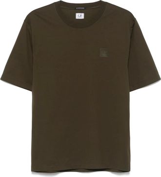 C.P. Company T-shirt con applicazione - Verde