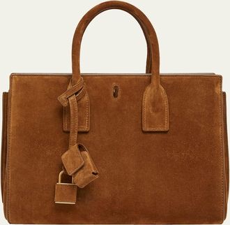 Saint Laurent Sac de Jour Small Suede Top-Handle Bag