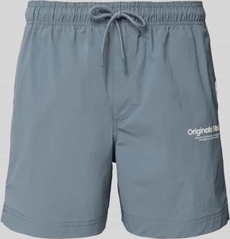 Jack & Jones Jack & Jones Badehose mit elastischem Bund Modell NAXOS in Bottle, Gr&ouml;&szlig;e M