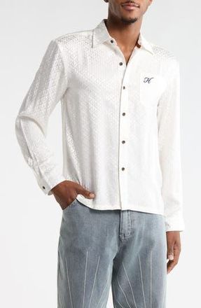 Honor The Gift Race Night Button-Up Shirt in White at Nordstrom Rack, Size Xxx-Large