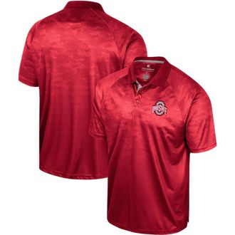 Colosseum Mens Colosseum Scarlet Ohio State Buckeyes Honeycomb Raglan Polo at Nordstrom, Size Medium