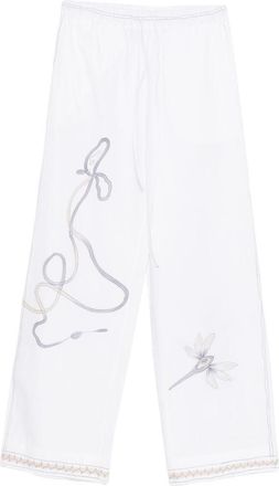 Alysi bedrukte katoenen broek