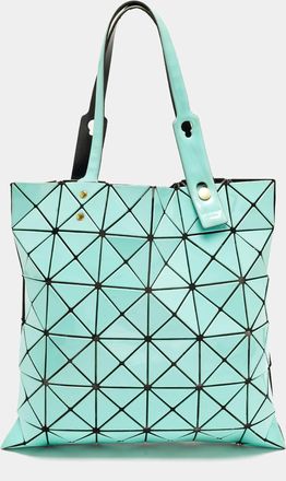 Issey Miyake Bao Bao Turquoise Pvc And Mesh Nylon Tote