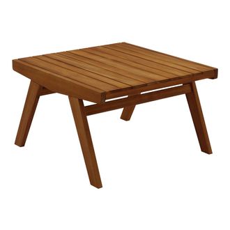 Miliboo Mesa De Centro De Jard&iacute;n De Madera Maciza Tidak