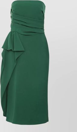 Max Mara draped midi dress