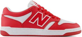 New Balance 480 lace-up sneakers - men - Calf Leather/Fabric/Rubber - 4.5 - Red