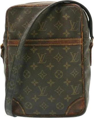Louis Vuitton Pre-owned Cross Body Bags, female, Brown, Size: ONE SIZE Pre-owned Vintage Canvas Cross Body Bag