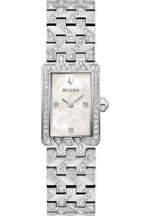 Bulova Womens 96L304 Ladies Classic Watch - Silver - One Size