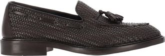 Alexander Hotto Braided Tassel Loafers - Dark Brown