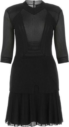 Givenchy Black Viscose Blend Mini Dress