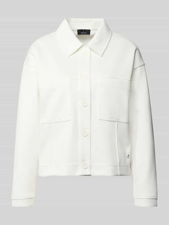 Monari Jacke mit Umlegekragen und Brusttaschen in Offwhite, Gr&ouml;&szlig;e 34