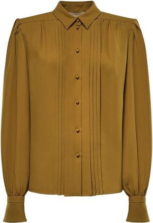 Valentino Garavani Shirt - Dames - Overhemden - Geel - M - Overhemden