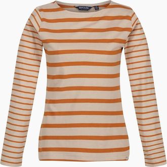 Regatta Womens Crew Neck Long Sleeve Jersey T-Shirt - White - Size: 12