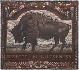 Sabina Savage Secrets Of The Bison Cashmere Scarf