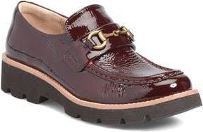 S&ouml;fft Prewitt Horsebit Loafer in Burgundy at Nordstrom Rack, Size 6.5