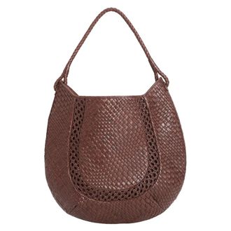 Ibeliv Lamia Schoudertas - Dames - Tassen - Bruin - Maat: ONE Size Katoen