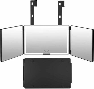 OEM Espejo De 360&deg; Para Peluquer&iacute;a, De 3 Lados, Con 3 Modos De Luz Y Altura Ajustable Para Maquillarse Y Peinarse. Espejo De 360&deg; Para Hombre, Espejo De M