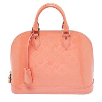 Louis Vuitton Pre-owned Alma PM - Dames - Pre-owned - Oranje - Maat: ONE Size Leer