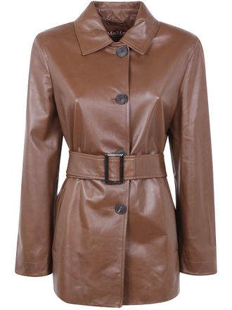 Max Mara Leather Tolmin Jacket