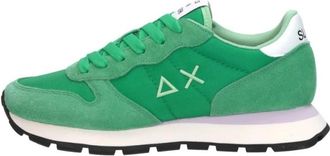Sun 68 Ally Solid Nylon - Dames - Sneakers - Groen - 38 EU - Nylon - Schoenen