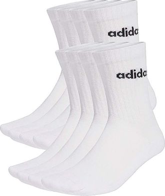 adidas Linear Logo 10 Pack Crew Socks