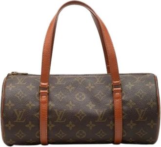 Louis Vuitton Pre-owned Papillon 30 - Dames - Vintage Handtas - Bruin - ONE Size - Leer - Vintage