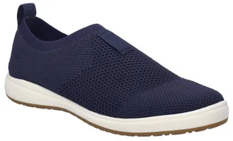 Josef Seibel Slipper JOSEF SEIBEL Caren 66, Damen, Gr. 36, blau (dunkelblau), Textil, Schuhe Slipper, mit herausnehmbarer Decksohle