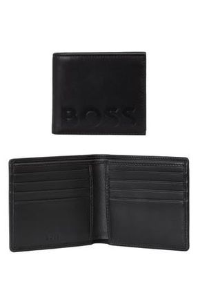 BOSS Laslo Bifold Wallet in Black at Nordstrom Rack