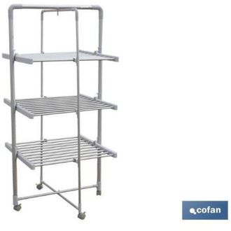 cofan Cofan - Tendedero Electrico De Torre 300w Cable 2 M Medidas 73 X 68 X 1,48 M