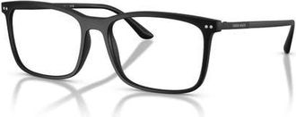 Giorgio Armani 56mm Square optical glasses in Black at Nordstrom