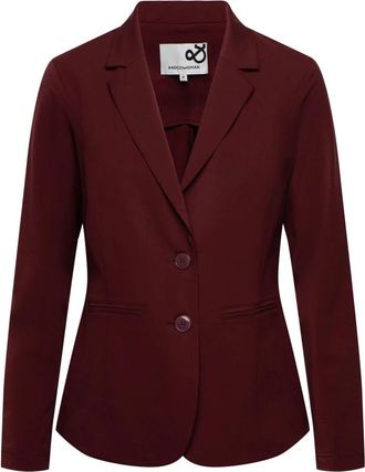 &Co Woman Phileine Travel Blazer - Dames - Blazers - Rood - XS - Leer - Jassen
