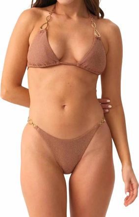 PQ Swim Mara Bikini Bottom In Mocha