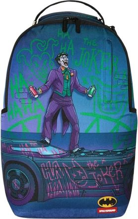 Sprayground Sprayground, Tassen, unisex, Veelkleurig, ONE Size, Polyester, DC Joker Tagged Up Batmobile Rugzak