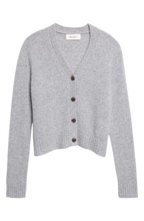 Lisa Yang Marionette Cashmere & Silk Cardigan in Cloudy at Nordstrom, Size 2