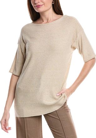 Lafayette 148 New York Relaxed Linen-Blend Pullover