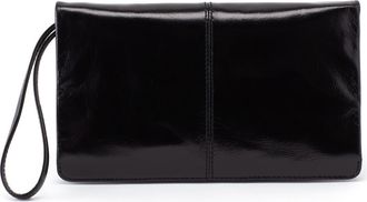 Hobo Evolve Leather Clutch in Black at Nordstrom