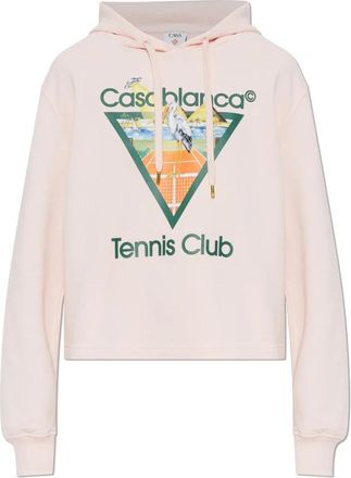 Casablanca The Hoodie - Dames - Hoodies - Roze - L - Katoen - Hoodies & sweatvesten
